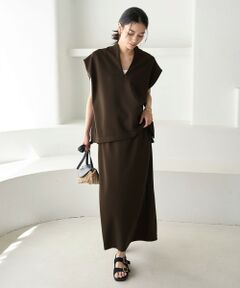 UNFILO / アンフィーロ ミニ・ひざ丈スカート | BEAUTY FORM JERSEY Light Iラインスカート