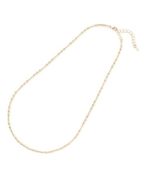 UNFILO / アンフィーロ ネックレス・ペンダント・チョーカー | モチーフチェーン ネックレス（ゴールド）
