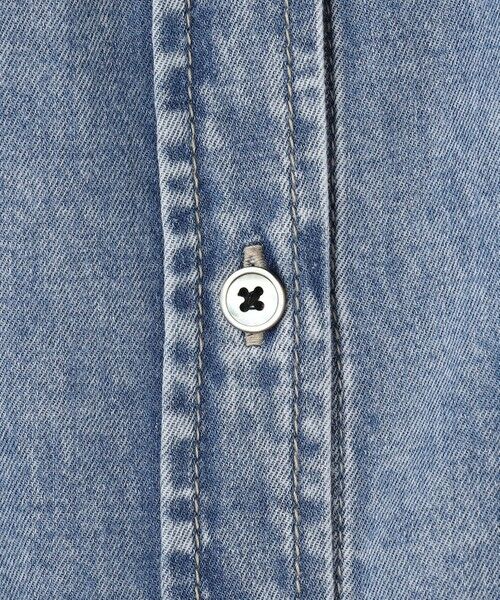 UNFILO / アンフィーロ シャツ・ブラウス | 【UNFILO DENIM LIGHT】 クロップドシャツ | 詳細13