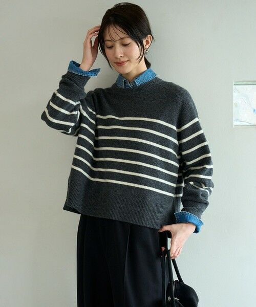 UNFILO / アンフィーロ シャツ・ブラウス | 【UNFILO DENIM LIGHT】 クロップドシャツ | 詳細6