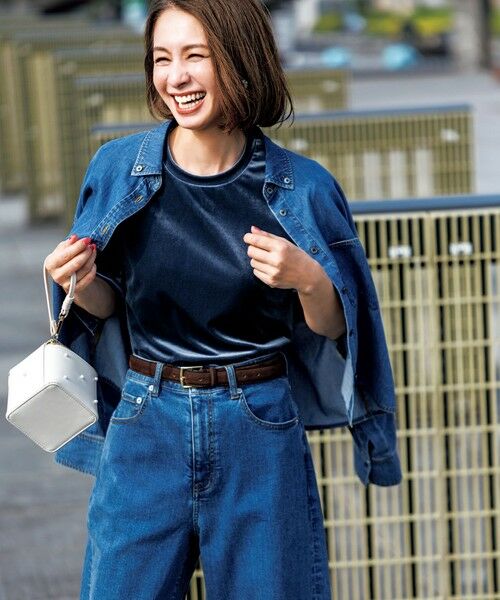 UNFILO / アンフィーロ シャツ・ブラウス | 【UNFILO DENIM LIGHT】 クロップドシャツ | 詳細16