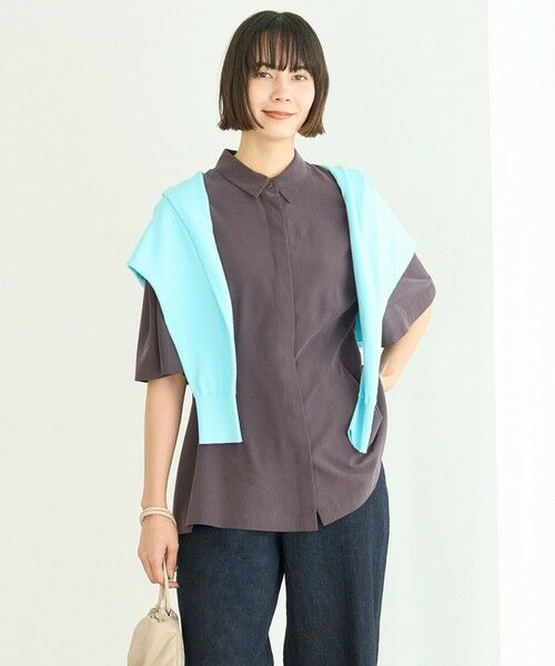 UNFILO / アンフィーロ シャツ・ブラウス | フィブリル ペプラムブラウス | 詳細7