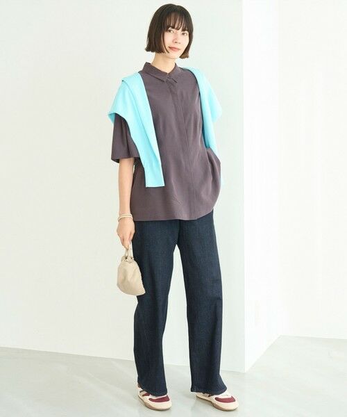 UNFILO / アンフィーロ シャツ・ブラウス | フィブリル ペプラムブラウス | 詳細9