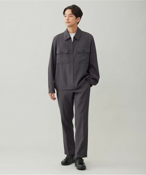 UNFILO / アンフィーロ その他アウター | 【OCEANS YouTube 掲載/男女兼用】WOOL TOUCH 機能美シャツブルゾン | 詳細1