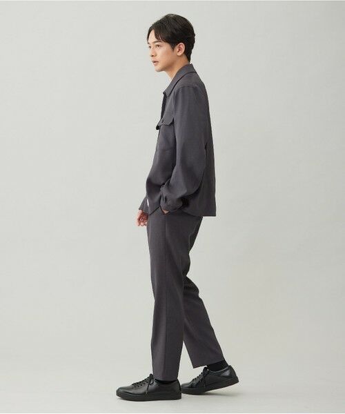 UNFILO / アンフィーロ その他アウター | 【OCEANS YouTube 掲載/男女兼用】WOOL TOUCH 機能美シャツブルゾン | 詳細2