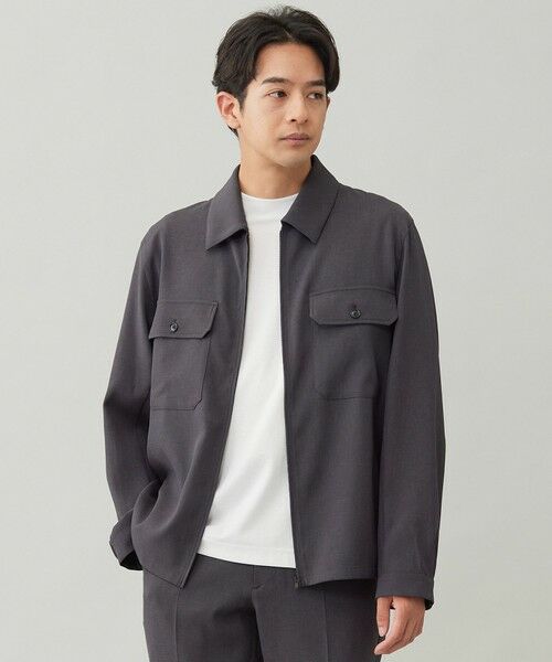 UNFILO / アンフィーロ その他アウター | 【OCEANS YouTube 掲載/男女兼用】WOOL TOUCH 機能美シャツブルゾン | 詳細4