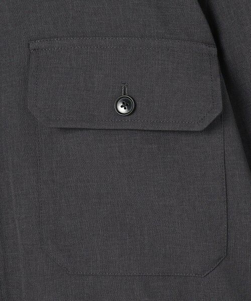 UNFILO / アンフィーロ その他アウター | 【OCEANS YouTube 掲載/男女兼用】WOOL TOUCH 機能美シャツブルゾン | 詳細11