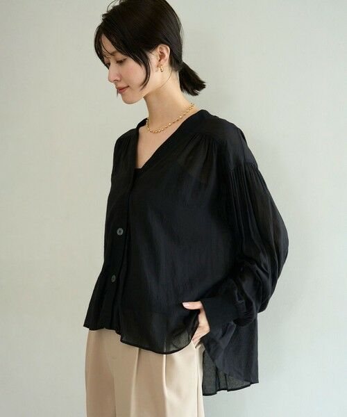 UNFILO / アンフィーロ シャツ・ブラウス | シアーシャツ カーディガン | 詳細17