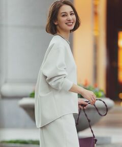 UNFILO / アンフィーロ カットソー | BEAUTY FORM JERSEY バックフォルム プルオーバー