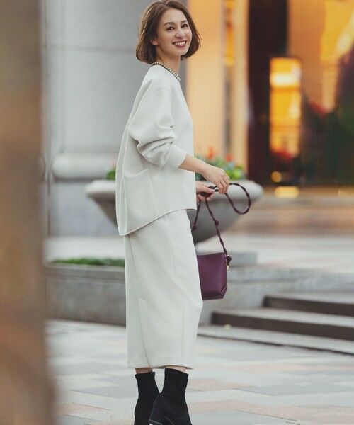 UNFILO / アンフィーロ カットソー | BEAUTY FORM JERSEY バックフォルム プルオーバー | 詳細1