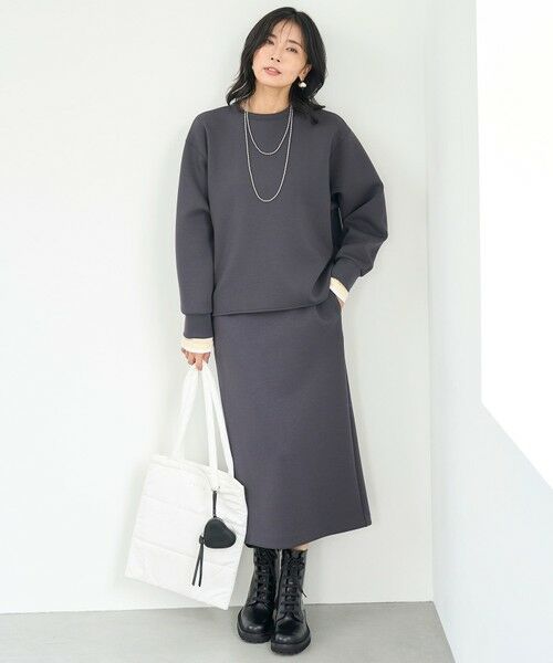 UNFILO / アンフィーロ カットソー | BEAUTY FORM JERSEY バックフォルム プルオーバー | 詳細17