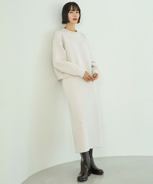 UNFILO / アンフィーロ パーカー | 【2WAY】BEAUTY FORM JERSEY ハーフZIP プルオーバー | 詳細4