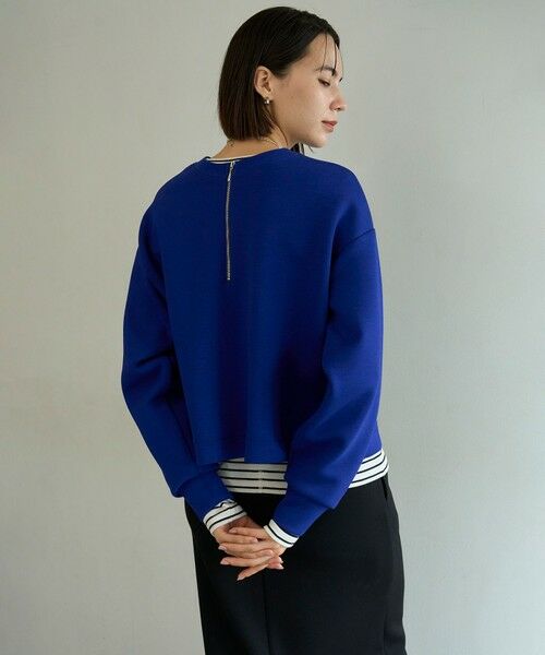 UNFILO / アンフィーロ パーカー | 【2WAY】BEAUTY FORM JERSEY ハーフZIP プルオーバー | 詳細7