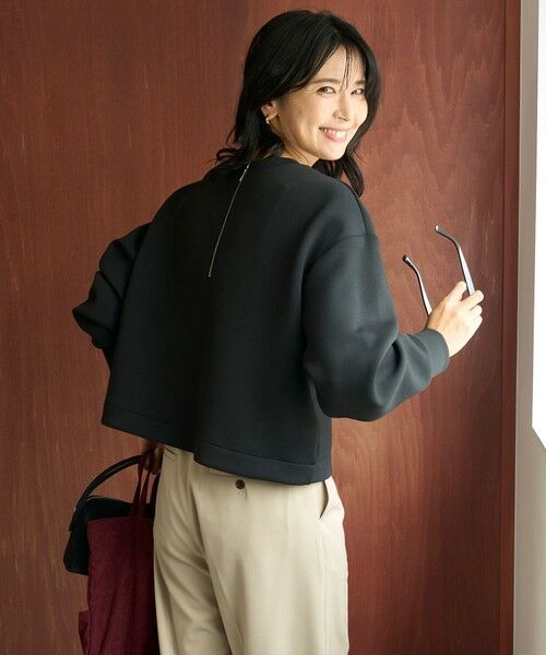 UNFILO / アンフィーロ パーカー | 【2WAY】BEAUTY FORM JERSEY ハーフZIP プルオーバー | 詳細21