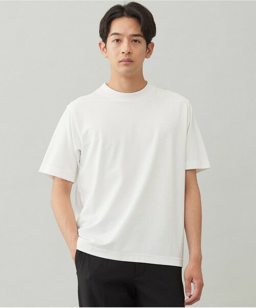 UNFILO/アンフィーロ 【接触冷感/イージーケア/UVケア】スマートストレッチ ジャケットインTEE ホワイト M UNFILO/アンフィーロ 【接触冷感/イージーケア/UVケア】スマートストレッチ ジャケットインTEE ホワイト M
