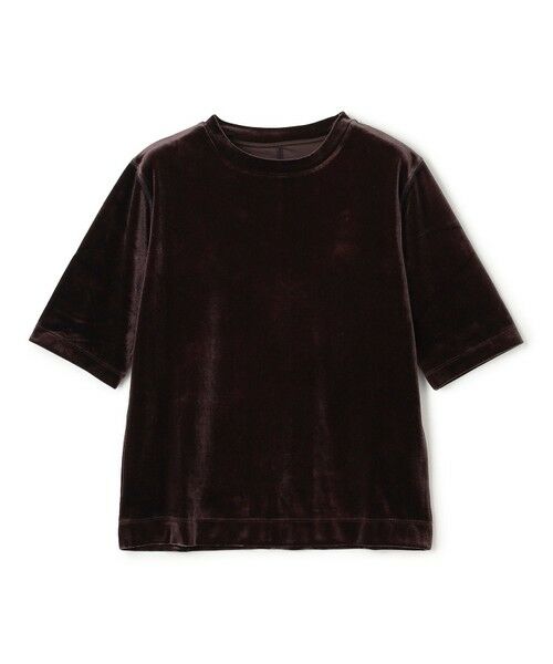 UNFILO / アンフィーロ カットソー | ストレッチ ベロアTシャツ | 詳細3