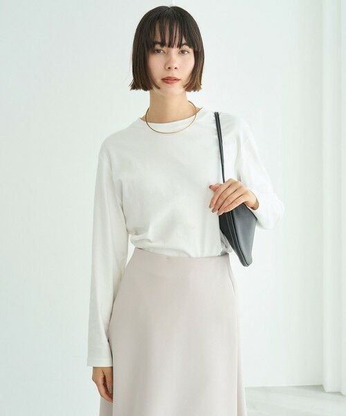 UNFILO/アンフィーロ コットンスムース レイヤードインナー オフ(無地) XXL UNFILO/アンフィーロ コットンスムース レイヤードインナー オフ(無地) XXL