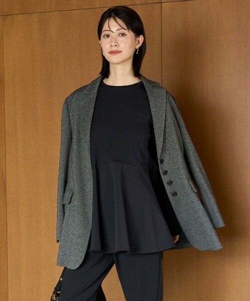 UNFILO / アンフィーロ カットソー | ペプラムコンビ ロンT | 詳細6