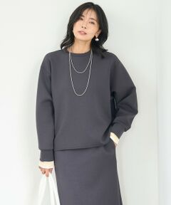 UNFILO / アンフィーロ スウェット | BEAUTY FORM JERSEY バックフォルム プルオーバー
