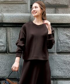 UNFILO / アンフィーロ スウェット | 【2WAY】BEAUTY FORM JERSEY ハーフZIP プルオーバー