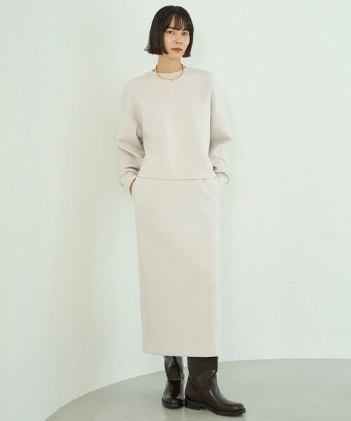 UNFILO / アンフィーロ スウェット | 【2WAY】BEAUTY FORM JERSEY ハーフZIP プルオーバー | 詳細3