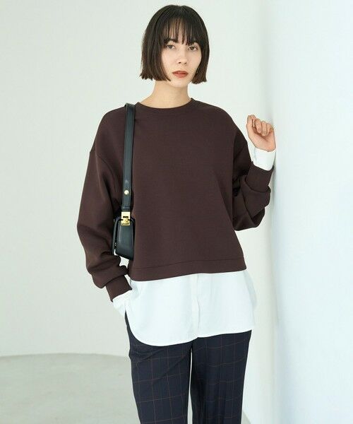 UNFILO / アンフィーロ スウェット | 【2WAY】BEAUTY FORM JERSEY ハーフZIP プルオーバー | 詳細24