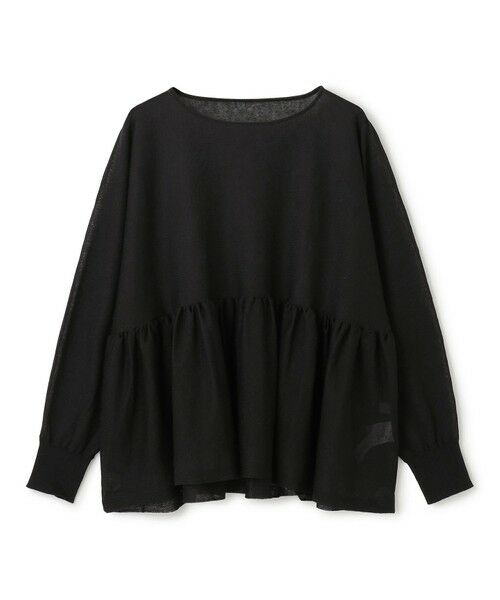 UNFILO / アンフィーロ ニット・セーター | シアー ペプラムニット | 詳細9