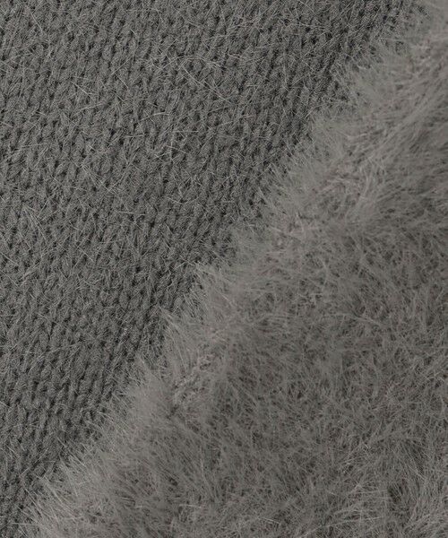 UNFILO / アンフィーロ ベスト | ナイロンシャギー カーディガン ベスト | 詳細13