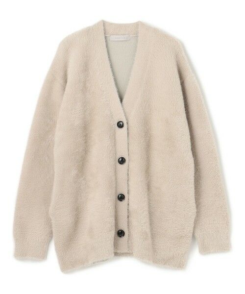 UNFILO / アンフィーロ カーディガン・ボレロ | ナイロンシャギー Vネックカーディガン | 詳細2