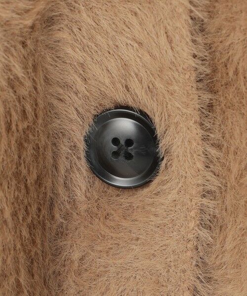 UNFILO / アンフィーロ カーディガン・ボレロ | ナイロンシャギー Vネックカーディガン | 詳細10