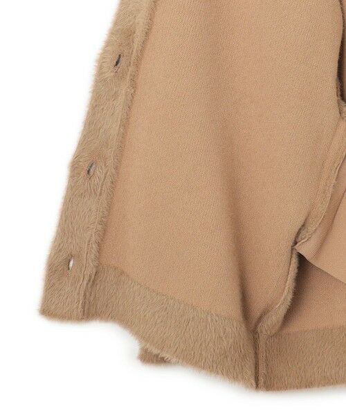 UNFILO / アンフィーロ カーディガン・ボレロ | ナイロンシャギー Vネックカーディガン | 詳細12