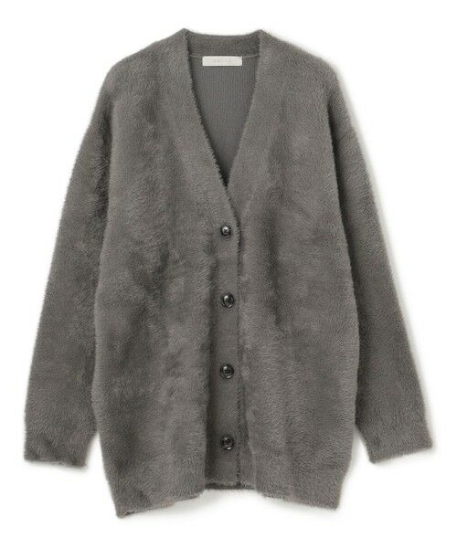 UNFILO / アンフィーロ カーディガン・ボレロ | ナイロンシャギー Vネックカーディガン | 詳細17