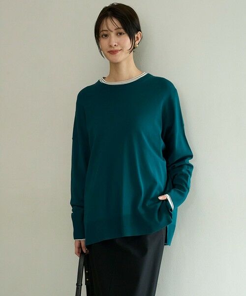 UNFILO / アンフィーロ ニット・セーター | マイビューティニット ワイドクルーネック | 詳細10