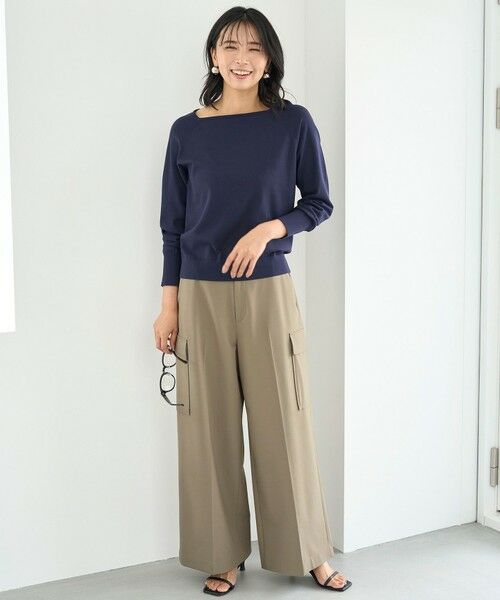 UNFILO / アンフィーロ ニット・セーター | マイビューティニット スクエアネック | 詳細12