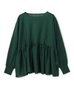 UNFILO / アンフィーロ ニット・セーター | シアー ペプラムニット