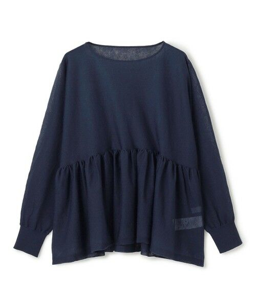 UNFILO / アンフィーロ ニット・セーター | シアー ペプラムニット | 詳細6