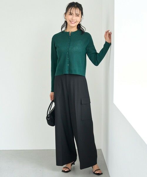 UNFILO / アンフィーロ カーディガン・ボレロ | シアー クロップド カーディガン | 詳細1