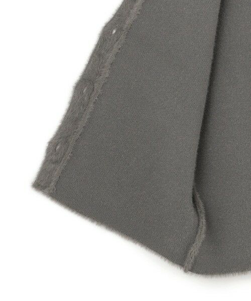 UNFILO / アンフィーロ ベスト | ナイロンシャギー カーディガン ベスト | 詳細11