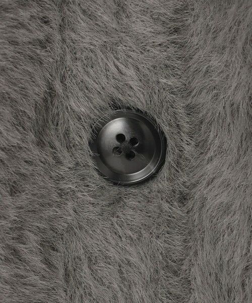 UNFILO / アンフィーロ ベスト | ナイロンシャギー カーディガン ベスト | 詳細12