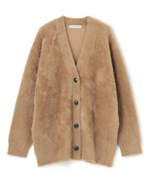 UNFILO / アンフィーロ カーディガン・ボレロ | ナイロンシャギー Vネックカーディガン | 詳細13