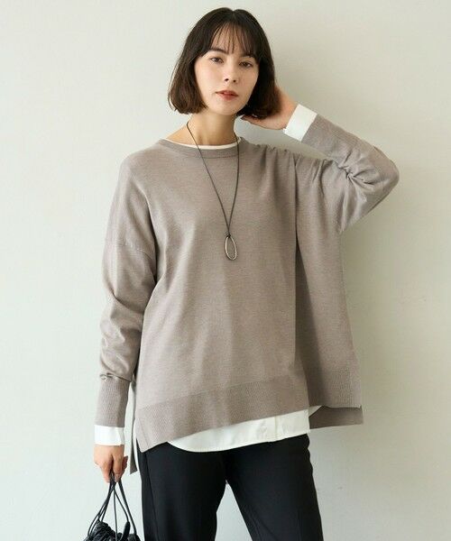 UNFILO / アンフィーロ ニット・セーター | マイビューティニット ワイドクルーネック | 詳細1