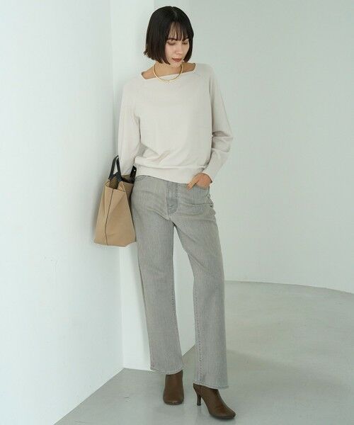 UNFILO / アンフィーロ ニット・セーター | マイビューティニット スクエアネック | 詳細1