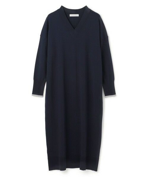 UNFILO / アンフィーロ ミニ丈・ひざ丈ワンピース | 【野呂佳代さん着用】マイビューティニット Ｖネックワンピース | 詳細11