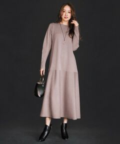 UNFILO / アンフィーロ ミニ丈・ひざ丈ワンピース | 【野呂佳代さん着用】マイビューティニット フレアワンピース