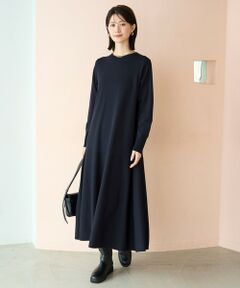 UNFILO / アンフィーロ ミニ丈・ひざ丈ワンピース | 【野呂佳代さん着用】マイビューティニット フレアワンピース