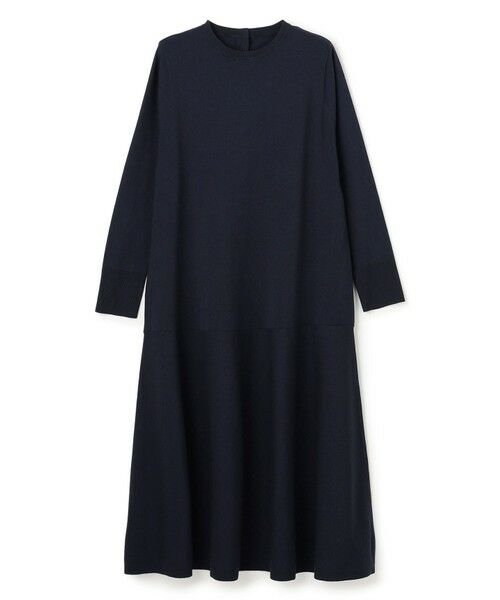 UNFILO/アンフィーロ 【UVカット/抗菌防臭】マイビューティニット フレアワンピース ネイビー XL UNFILO/アンフィーロ 【UVカット/抗菌防臭】マイビューティニット フレアワンピース ネイビー XL