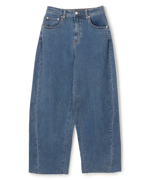 UNFILO/アンフィーロ 【UNFILO DENIM】撥水 バレルレッグデニム ミッドブルー XS UNFILO/アンフィーロ 【UNFILO DENIM】撥水 バレルレッグデニム ミッドブルー XS
