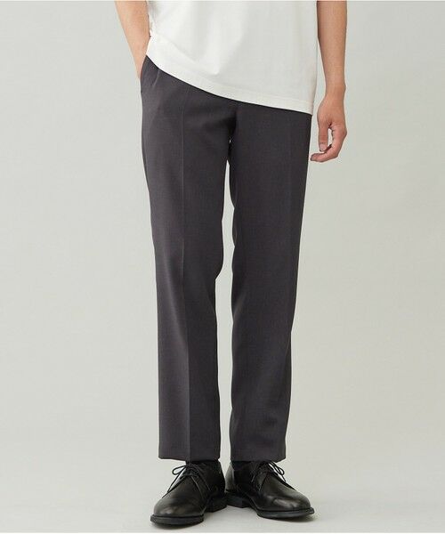 UNFILO / アンフィーロ その他パンツ | 【OCEANS 雑誌・web・YouTube 掲載】WOOL TOUCH 機能美パンツ スリム【東レ開発のウール見え高機能素材】 | 詳細1