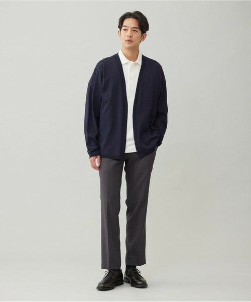 UNFILO / アンフィーロ その他パンツ | 【OCEANS 雑誌・web・YouTube 掲載】WOOL TOUCH 機能美パンツ スリム【東レ開発のウール見え高機能素材】 | 詳細5