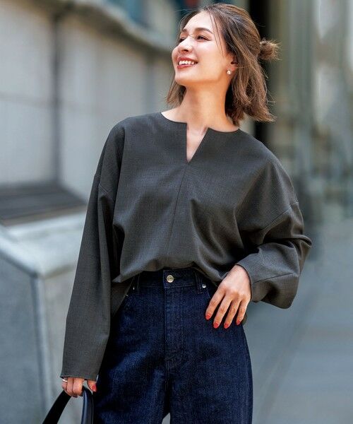 UNFILO / アンフィーロ その他パンツ | 【UNFILO DENIM/新色追加】撥水ストレッチ ルーズワイドデニム | 詳細22